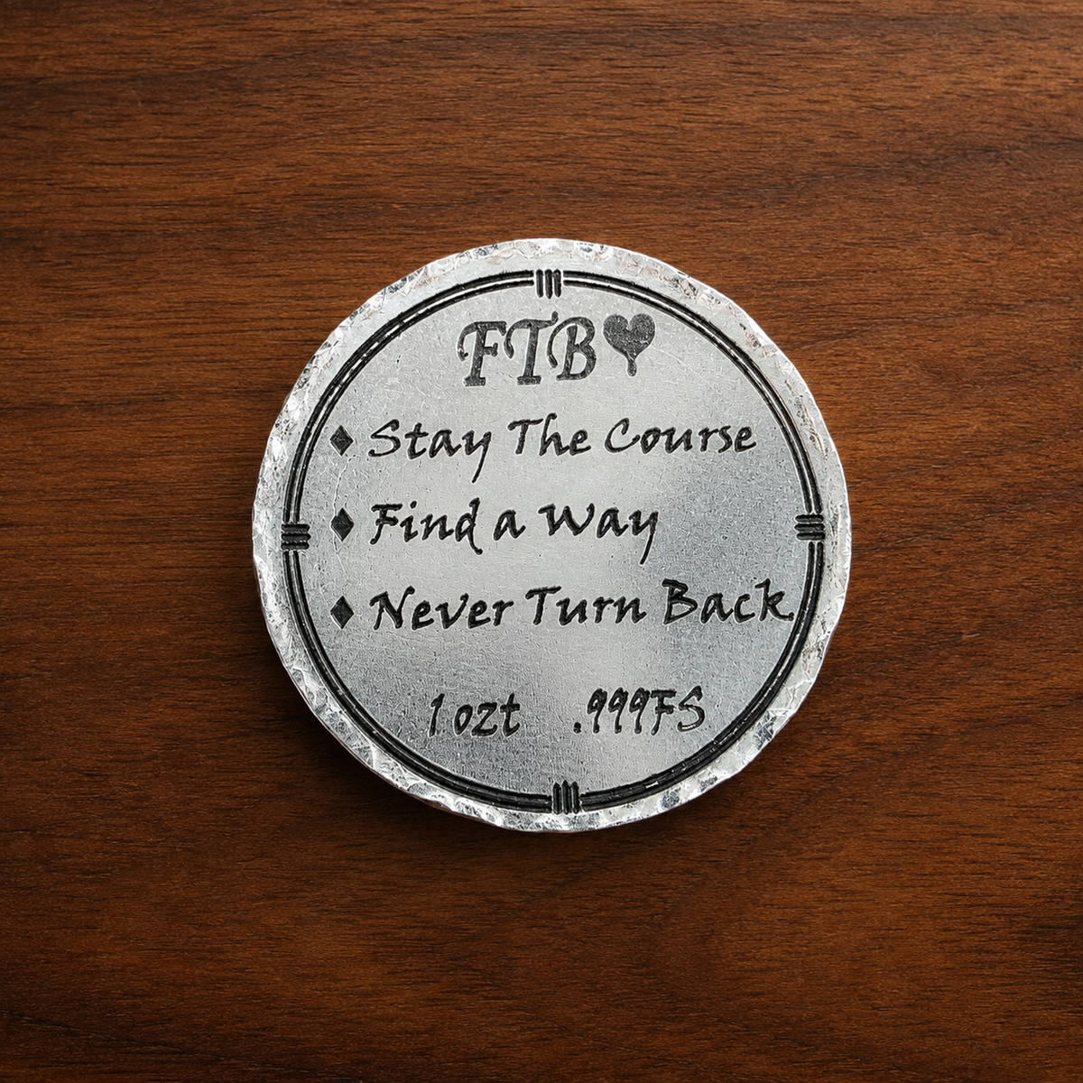 FTB Wayfinder – 1 OZT .999 Fine Silver Compass Round