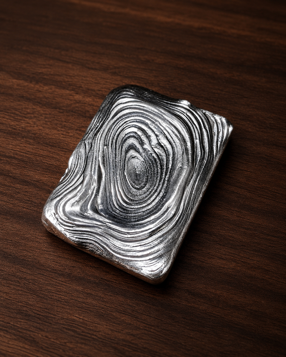 Dragon Ripple Silver Bar | 2 ozt AVG .999 Fine Silver | Hand Poured