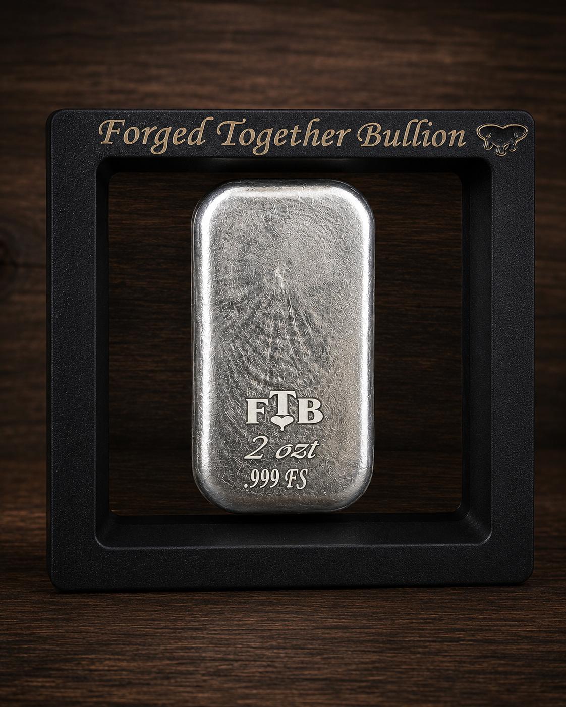 Majestic Wolf Silver Art Bar | 2 ozt AVG .999 Fine Silver