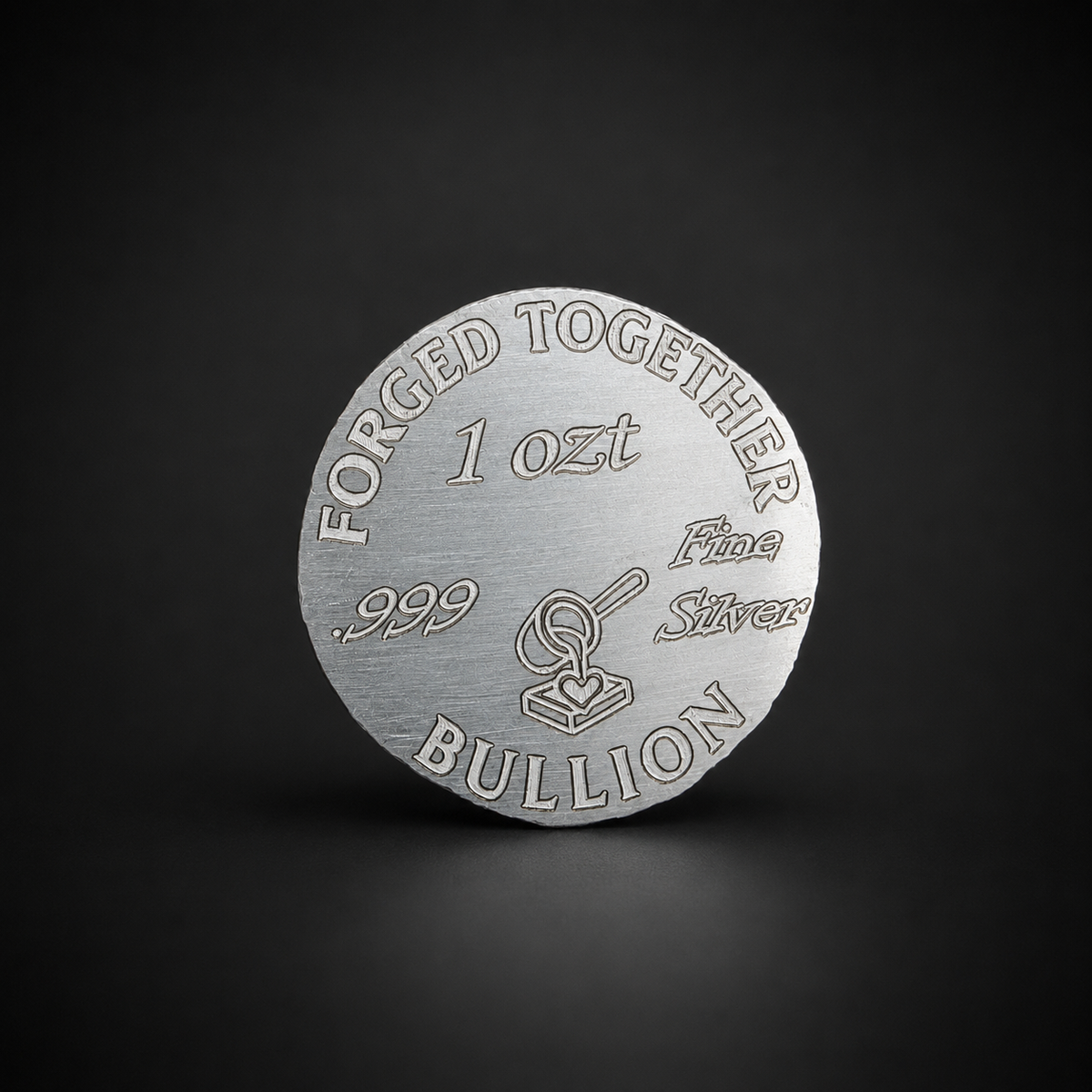 Fleur-de-Lis Silver Round | 1 ozt .999 Fine Silver | Hand Poured