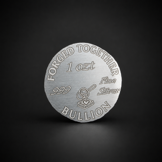 Fleur-de-Lis Silver Round | 1 ozt .999 Fine Silver | Hand Poured