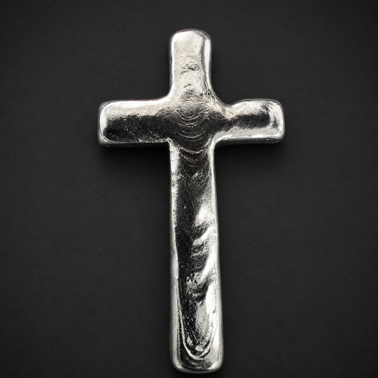 Hand-Poured Silver Cross | 4 ozt .999 Fine Silver | Limited Mintage of 50