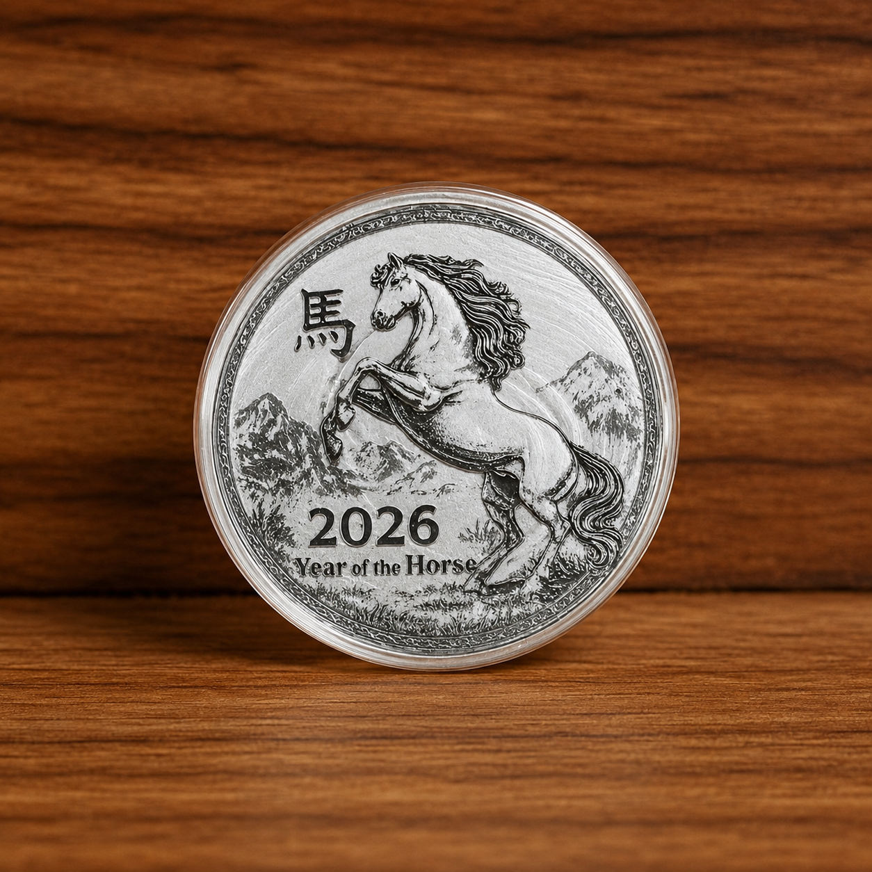 2026 Year of the Horse 2 ozt .999 Fine Silver Round