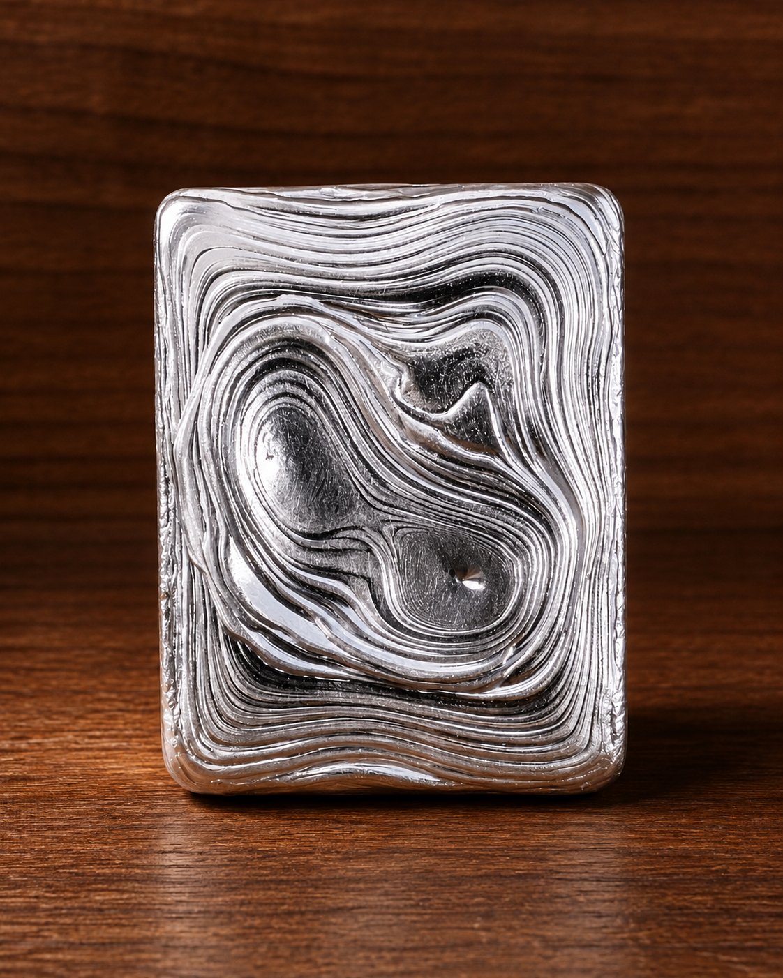 Dragon Ripple Silver Bar | 2 ozt AVG .999 Fine Silver | Hand Poured