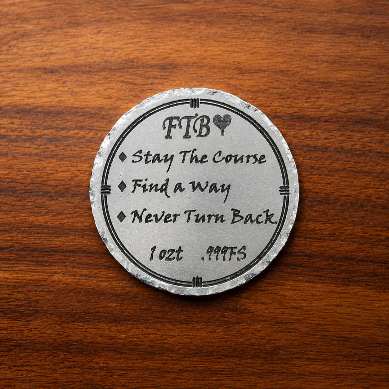 FTB Wayfinder – 1 OZT .999 Fine Silver Compass Round