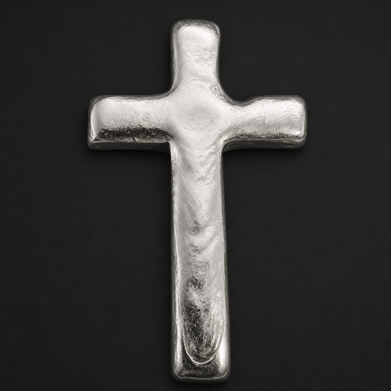 Hand-Poured Silver Cross | 4 ozt .999 Fine Silver | Limited Mintage of 50