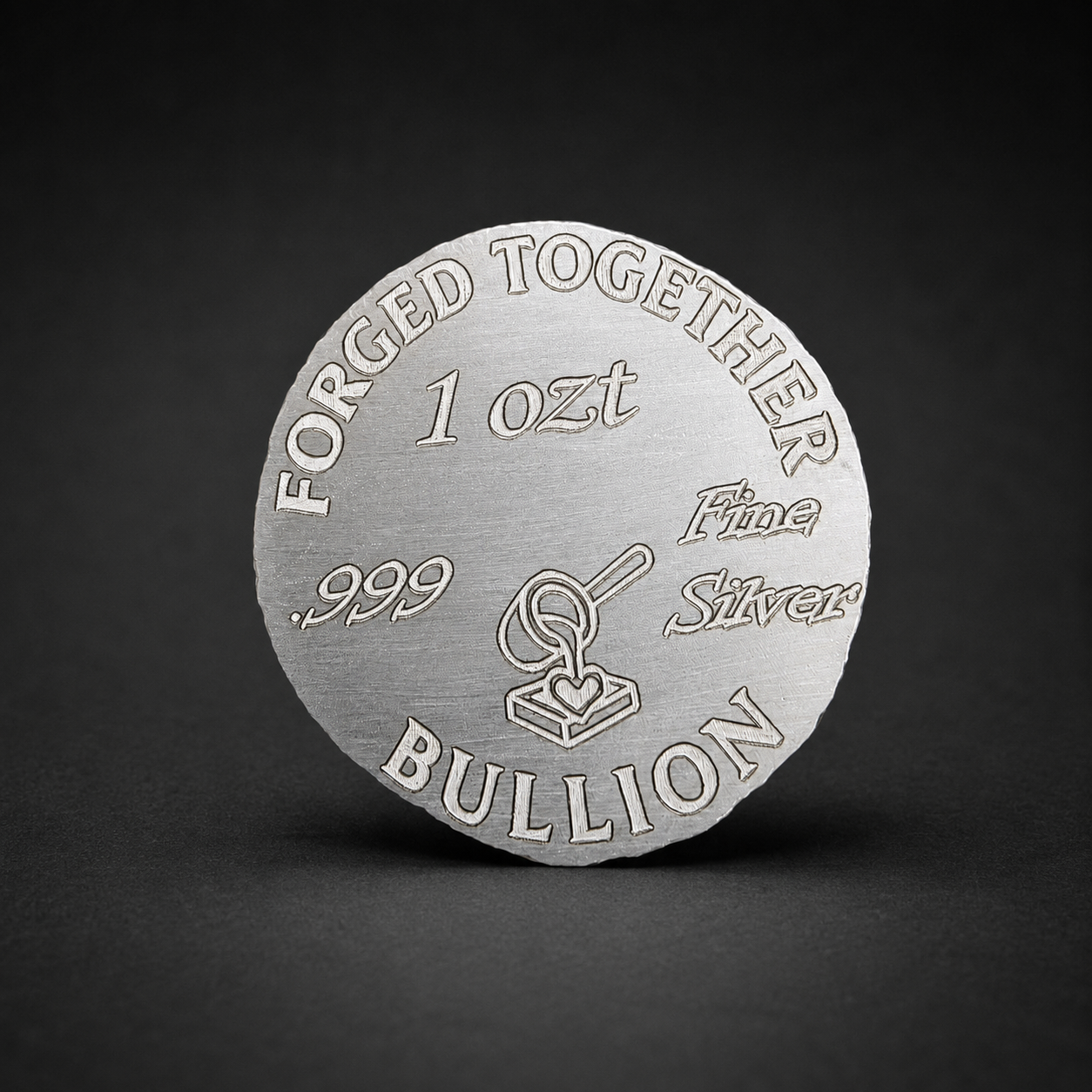Fleur-de-Lis Silver Round | 1 ozt .999 Fine Silver | Hand Poured