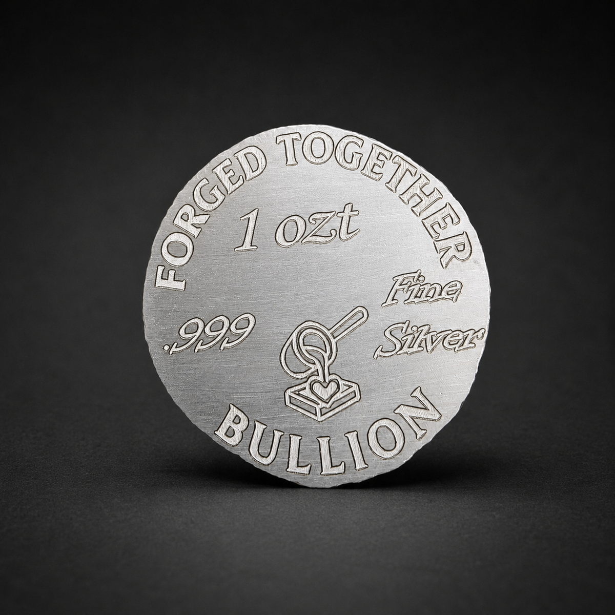 Fleur-de-Lis Silver Round | 1 ozt .999 Fine Silver | Hand Poured