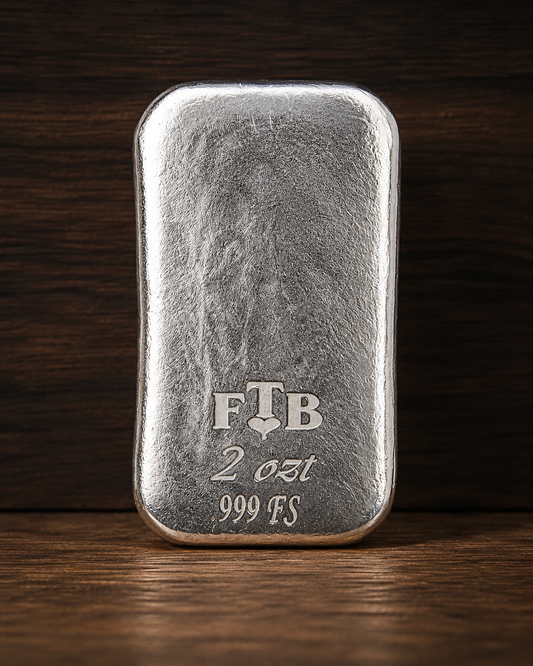 Majestic Wolf Silver Art Bar | 2 ozt AVG .999 Fine Silver