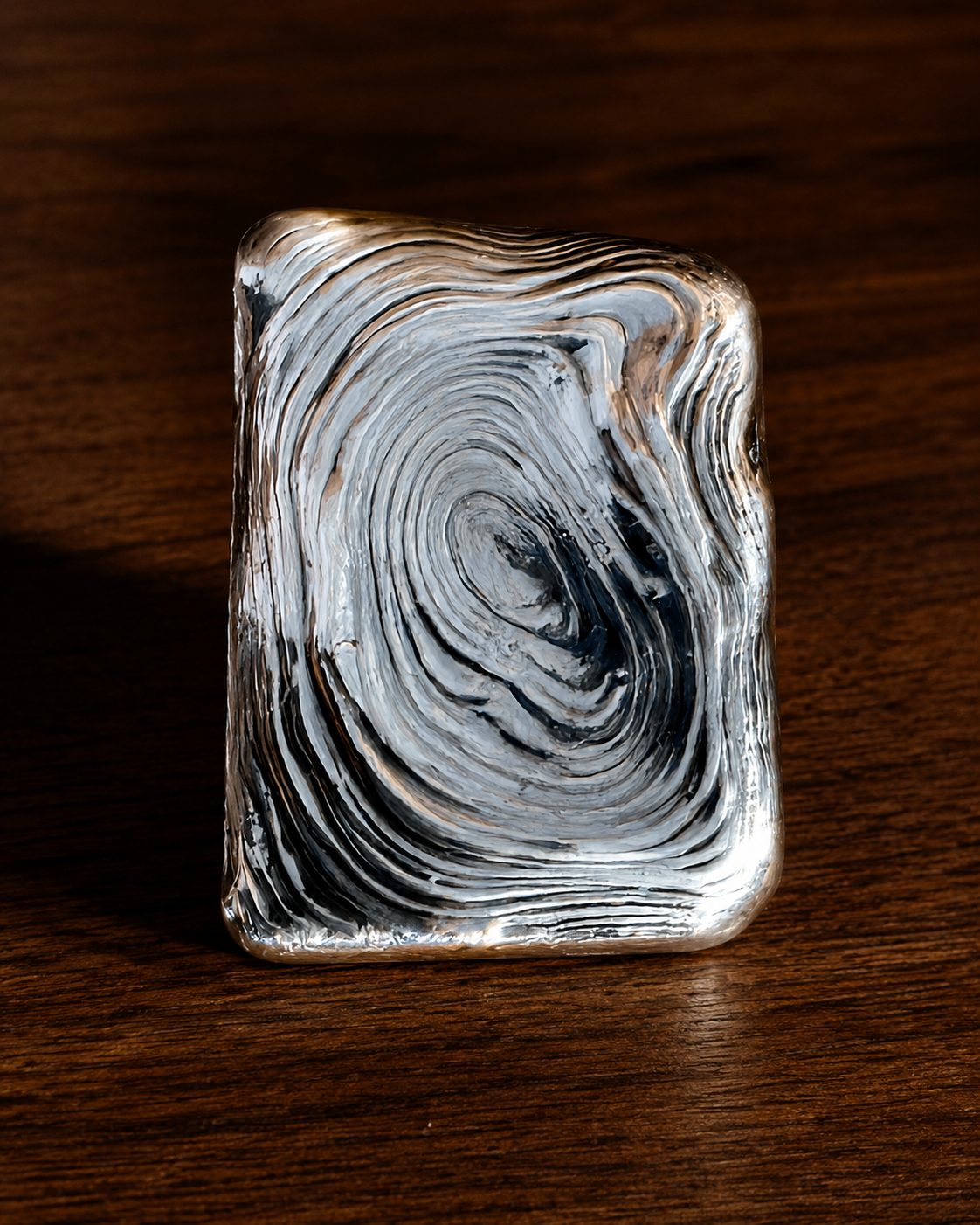Dragon Ripple Silver Bar | 2 ozt AVG .999 Fine Silver | Hand Poured