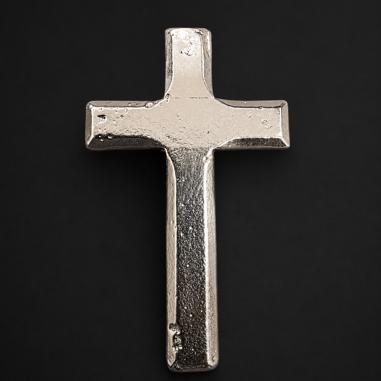 Hand-Poured Silver Cross | 4 ozt .999 Fine Silver | Limited Mintage of 50